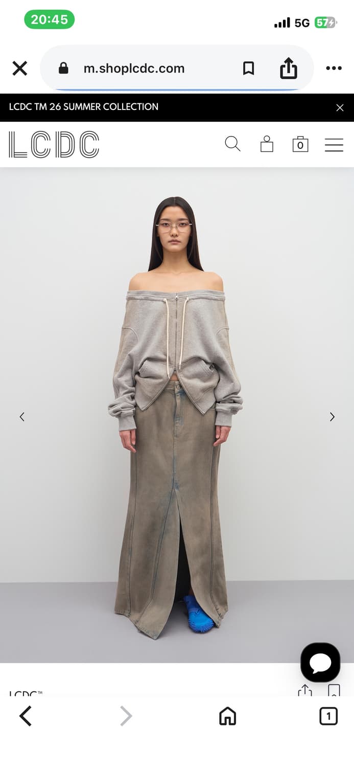 [LCDC] DIRTY WASHED DENIM SKIRT 상품이미지2