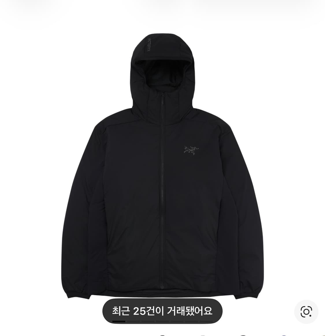 아크테릭스 아톰 SV 후디 블랙 L 상품이미지1