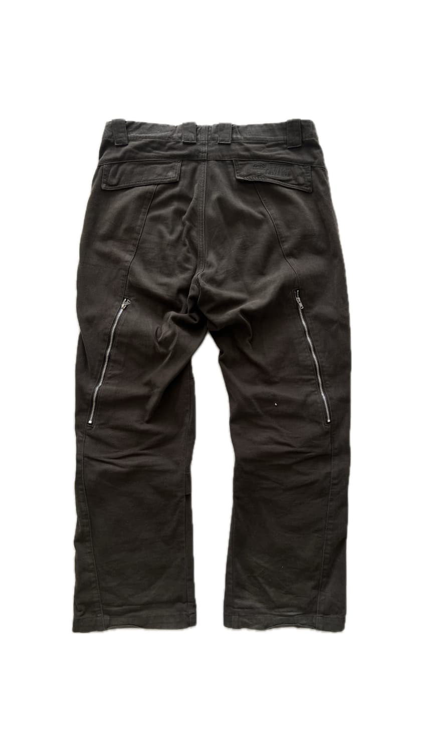 [L] 플라스틱 프로덕트 웨이브 지퍼 팬츠 상품이미지1