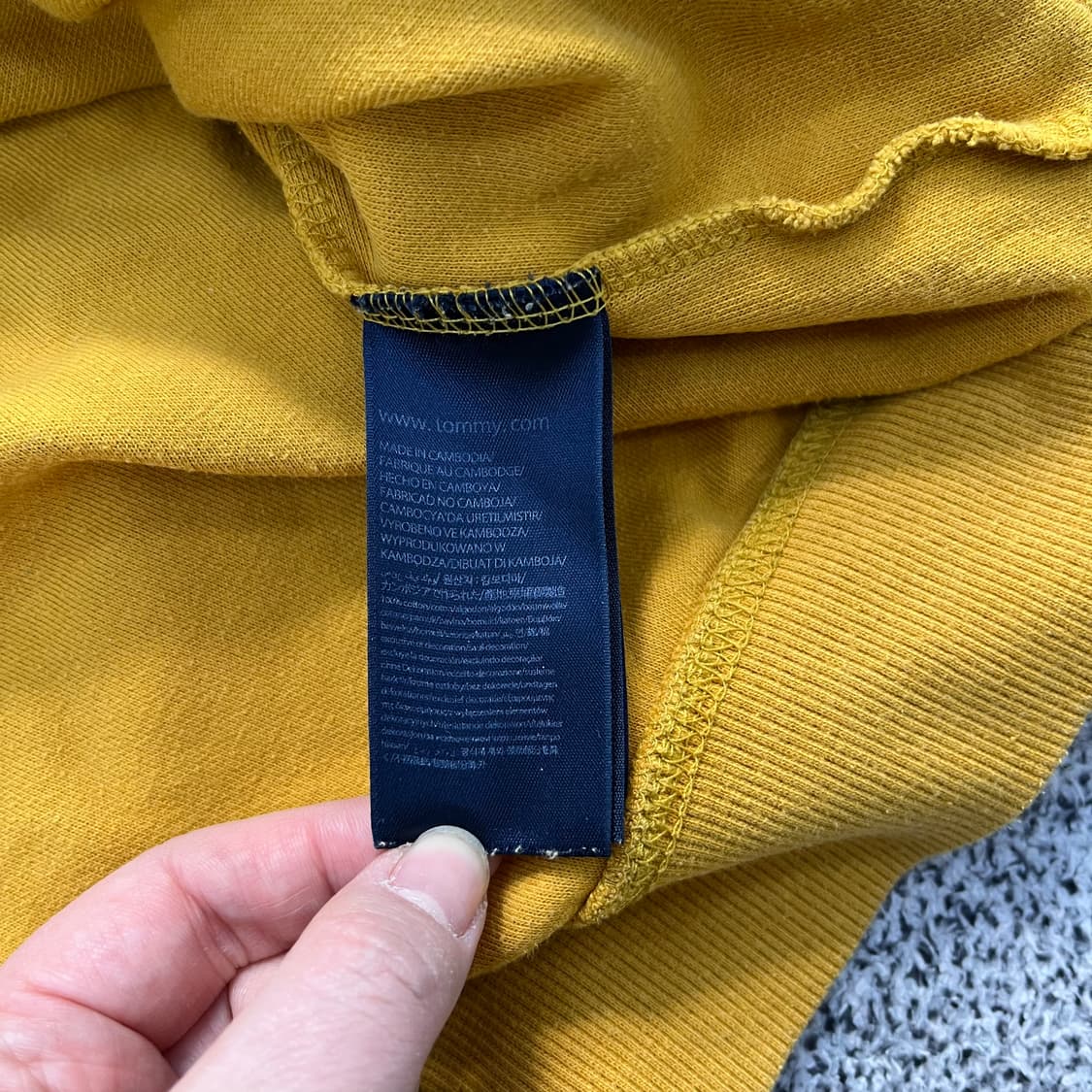 XL 타미힐피거 긴팔 맨투맨 0326M 상품이미지3