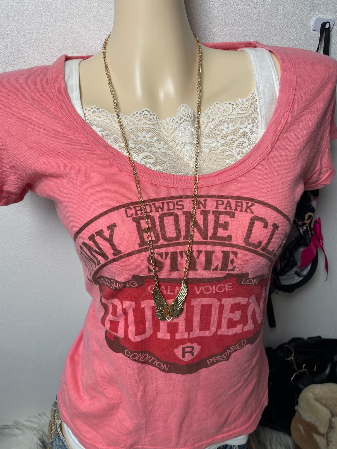 D.I.A 빈티지 레터링 반팔 티셔츠 상품이미지2