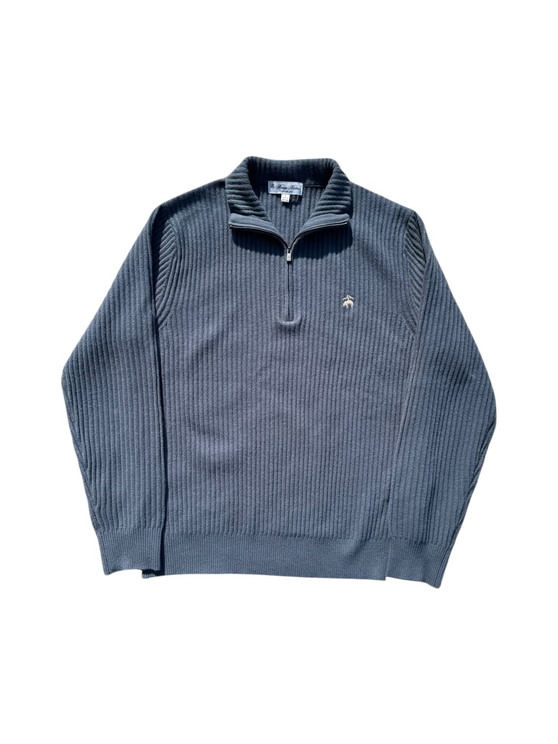 Brooks Brothers 브룩스 브라더스 골지 반집업 니트 상품이미지1