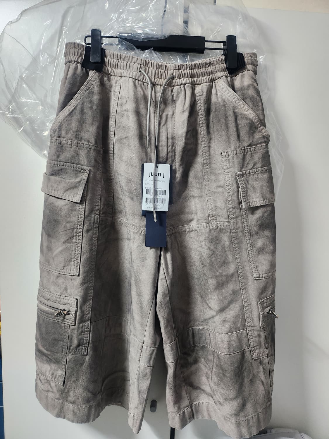 준지 데님 페인티드 카고 쇼츠 46사이즈 상품이미지2