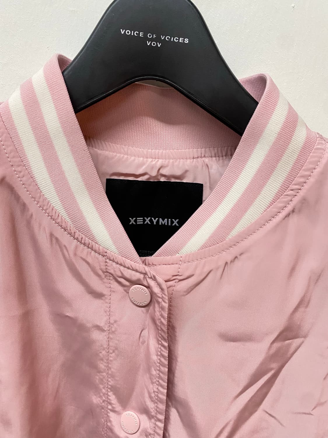 젝시믹스 핑크 봄버 야구점퍼 자켓 S 상품이미지3