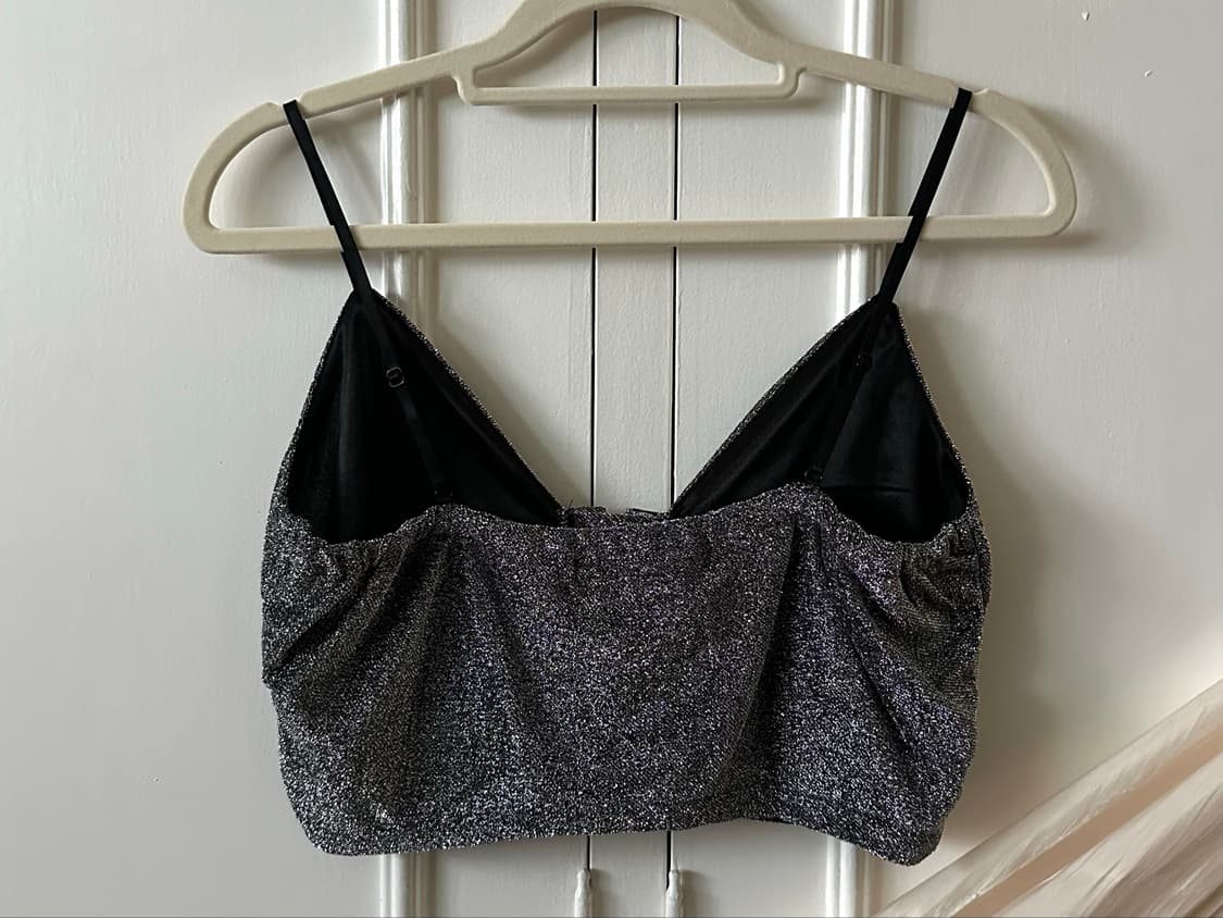 silver corset sleveless top  상품이미지7