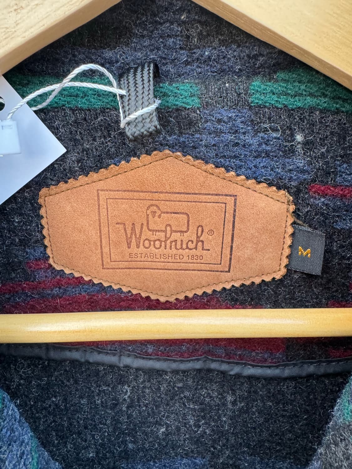 90s 울리치 빈티지 usa 나바호 문양 울 웨스턴 코트 m 상품이미지5