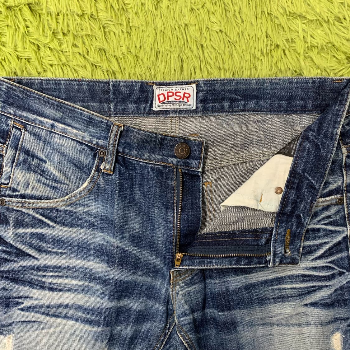 [35] DPSR 스트레이트핏 워싱 데님팬츠 상품이미지4