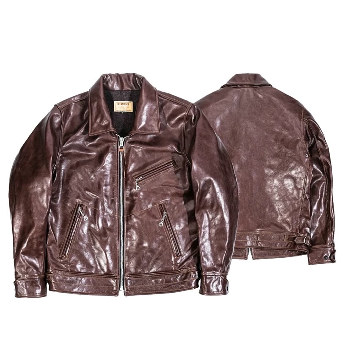 리얼 시몬스(real simons) 말가죽 자켓 팝니다. 상품이미지8