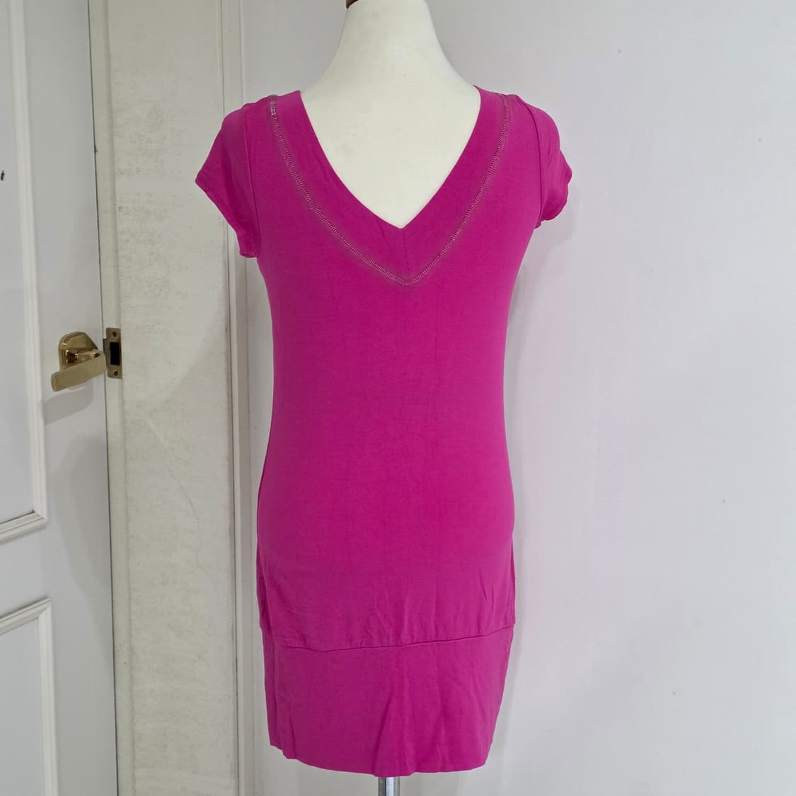 에고이스트 빈티지 y2k 00s90s 섹시오네갸루 브이넥 롱슬리브원피스 상품이미지3