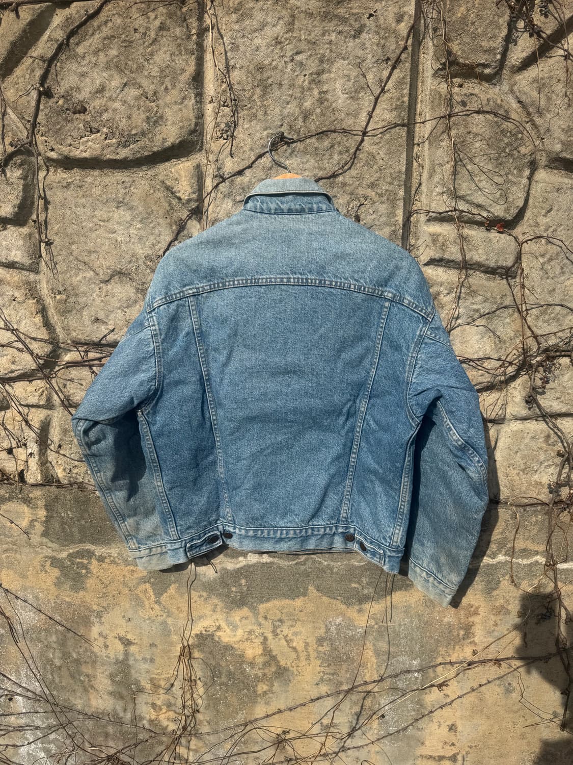 80s 리바이스 빈티지 블랭킷 안감 3rd 데님 트러커 자켓 105 상품이미지8