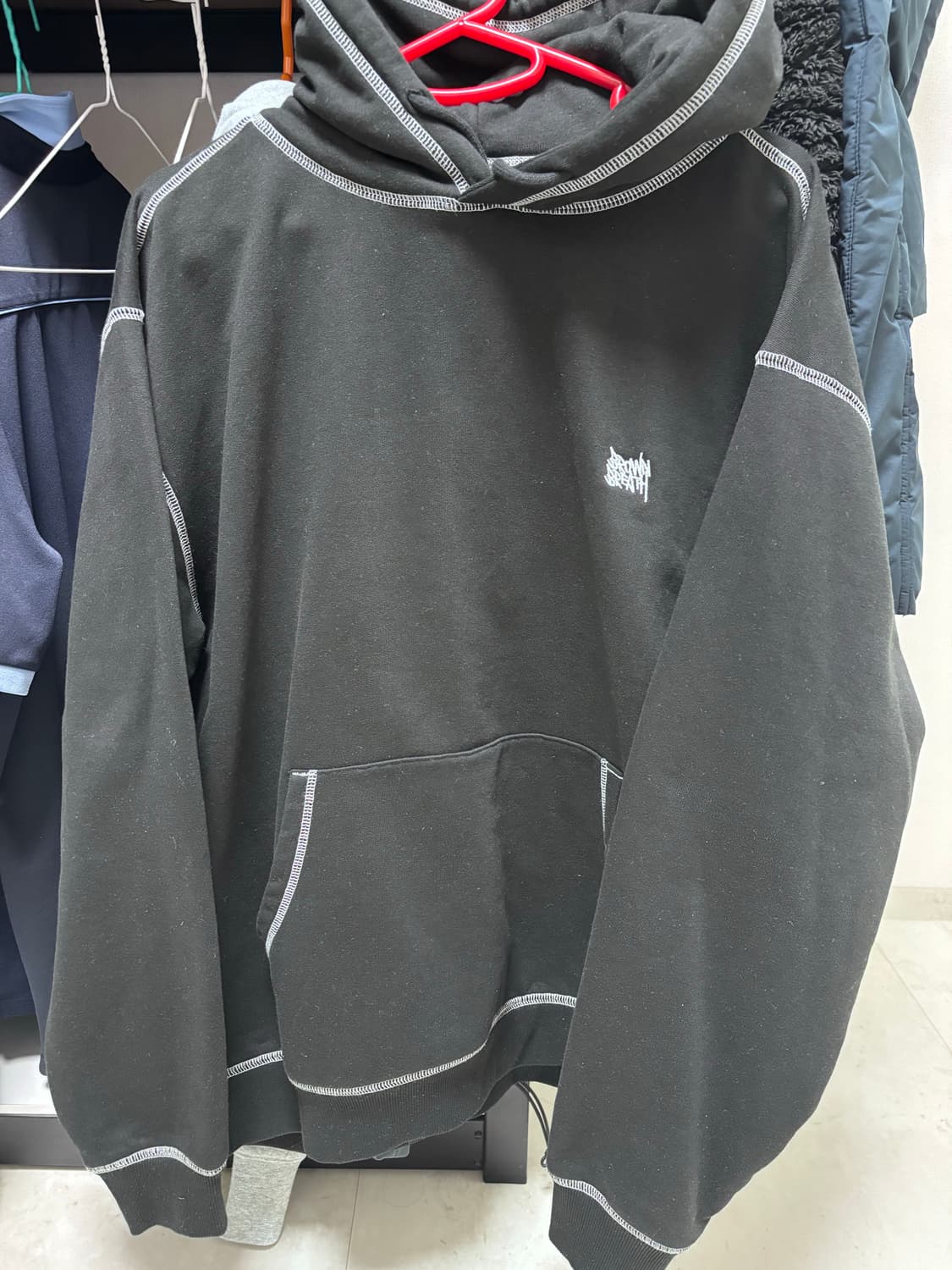 브라운브레스 스티치 후디 상품이미지2