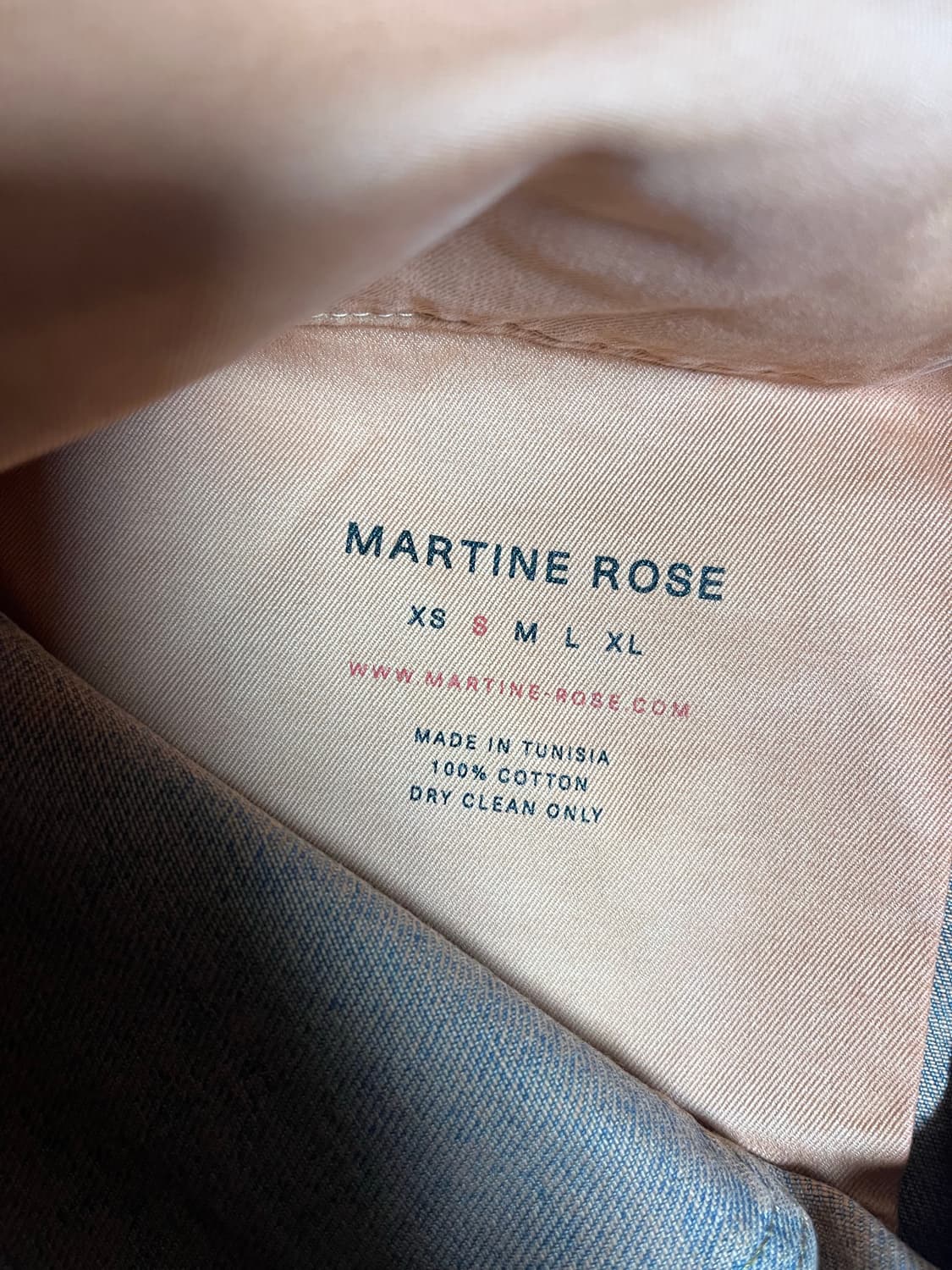 [S] 마틴로즈 오버다이드 스트레이트 데님팬츠 상품이미지5