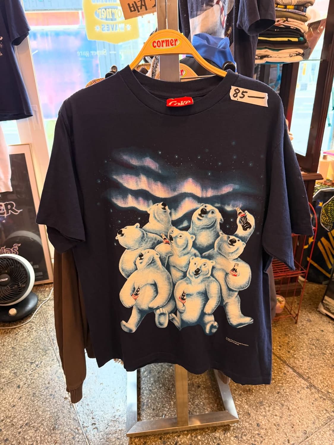 🧊 Coca-Cola 빈티지 폴라베어 티셔츠 (1994년 오리지널) 상품이미지1