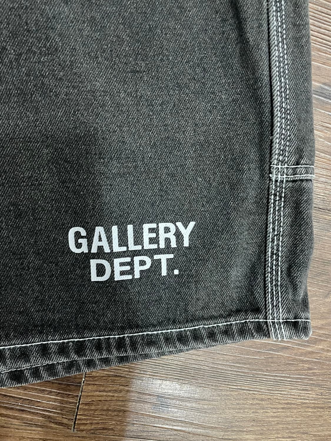 갤러리 디파트먼트 흑청 카펜터 데님 쇼츠 반바지 상품이미지3