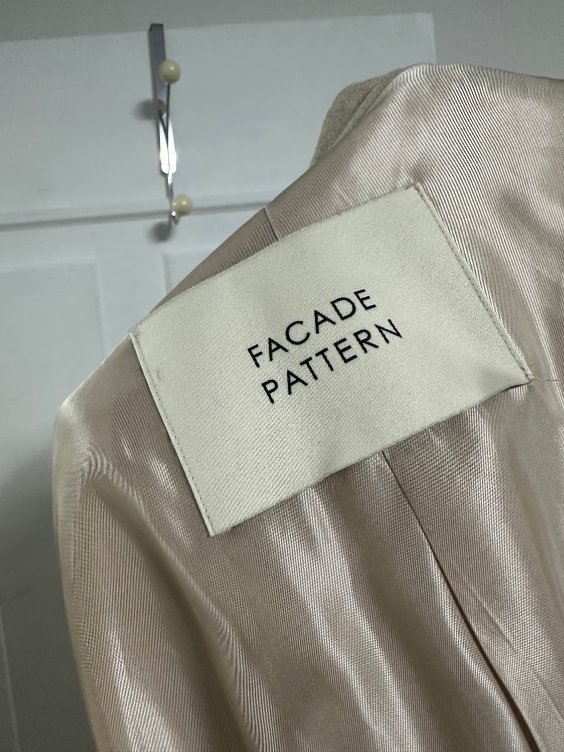 파사트패턴 오버핏 멜란지 울 자켓 상품이미지3