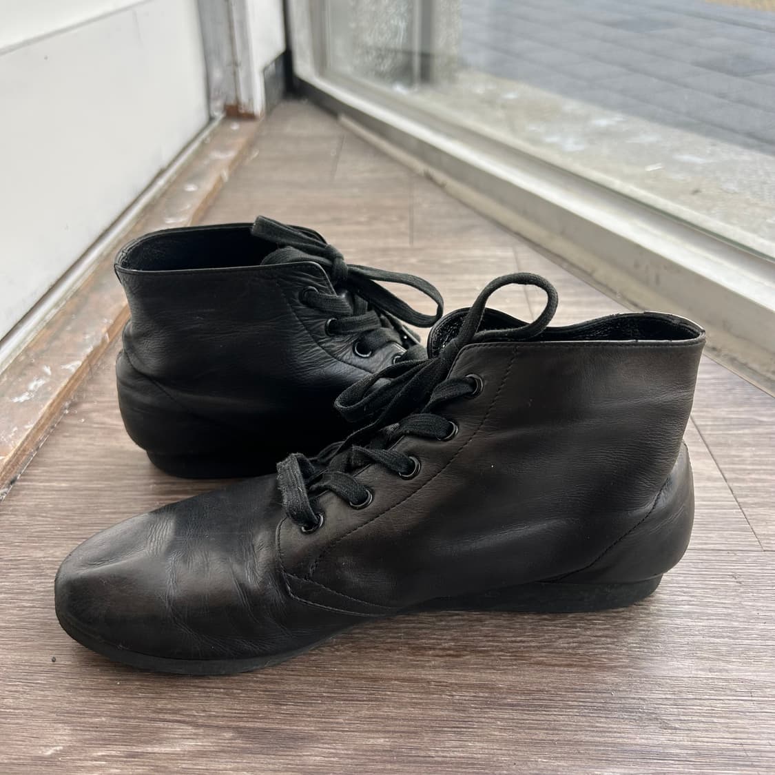 요지 야마모토 램스킨 하이탑 슈즈 상품이미지2