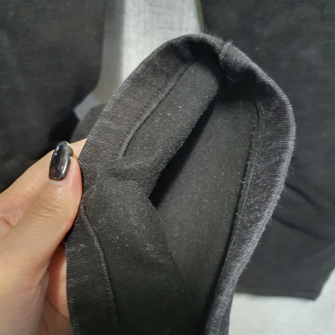 게스 남성 스판 기모 데님  블랙 청바지  상품이미지5