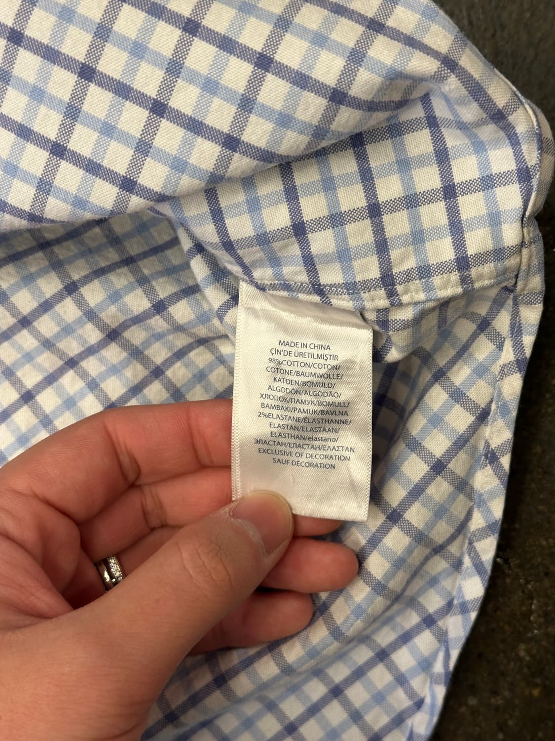 폴로 랄프로렌 체크 셔츠 S 상품이미지6