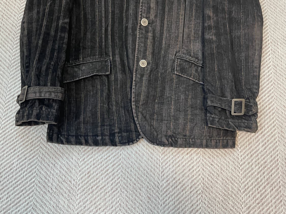 빈티지 스트라이프 코듀로이 벨티드 자켓 lgb y2k J03575 상품이미지6