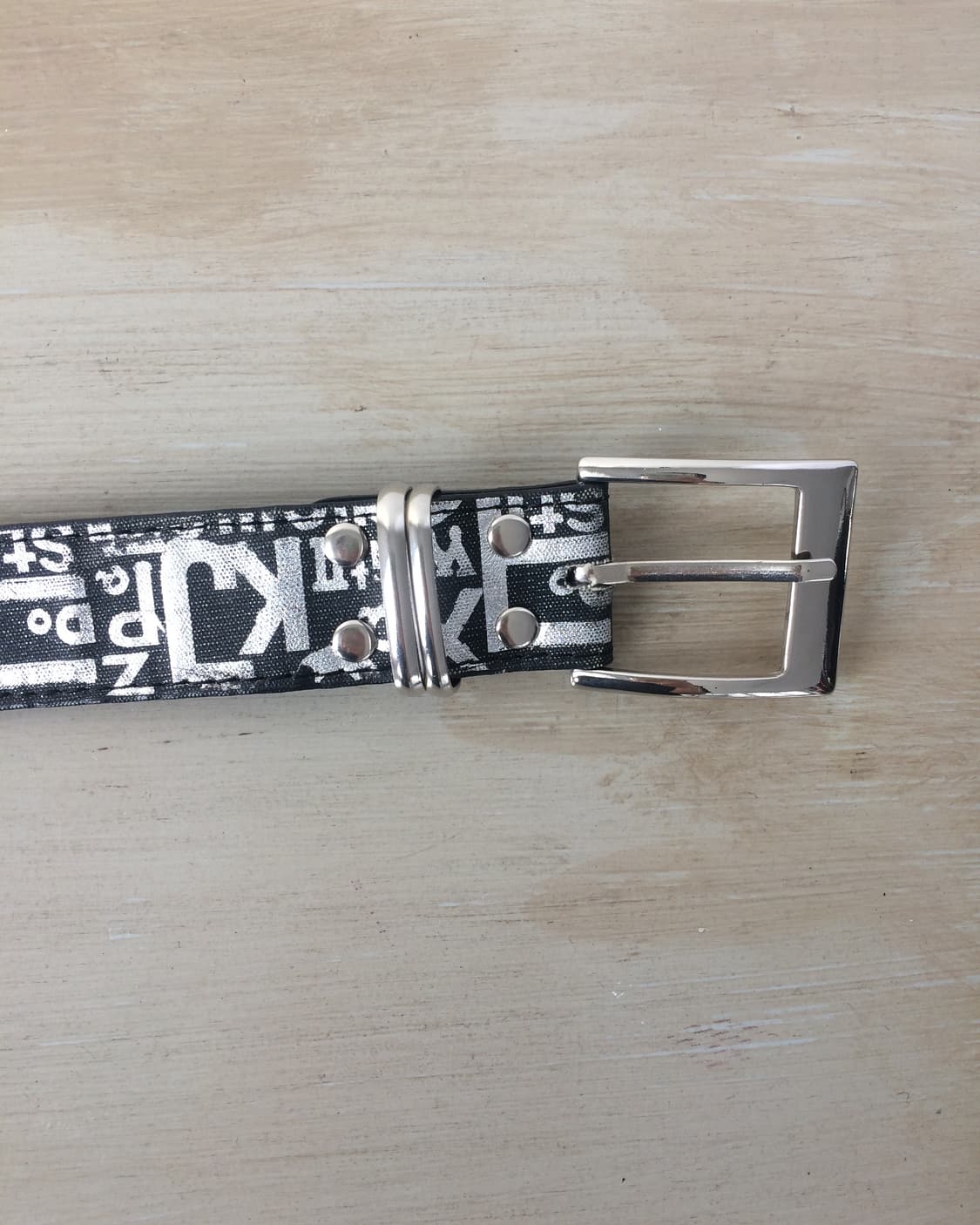 lettering eyelet point belt 상품이미지3