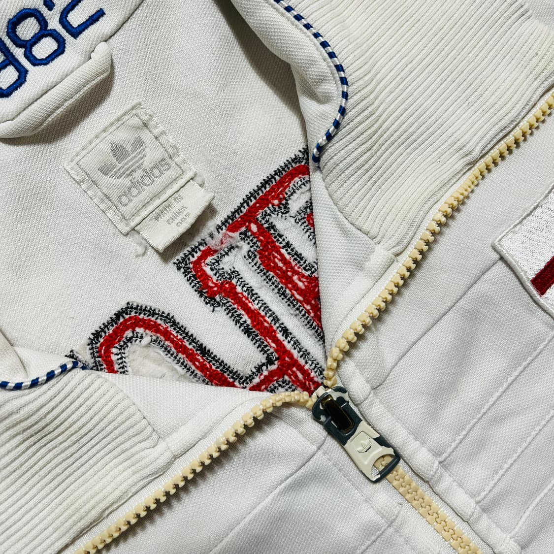 아디다스 00s 잉글랜드 화이트 빈티지 트랙탑 져지 상품이미지5