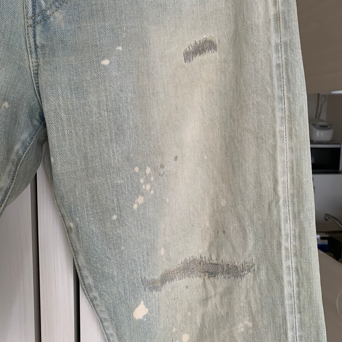 24aw no.37 Washed Denim Wide Pants 상품이미지4
