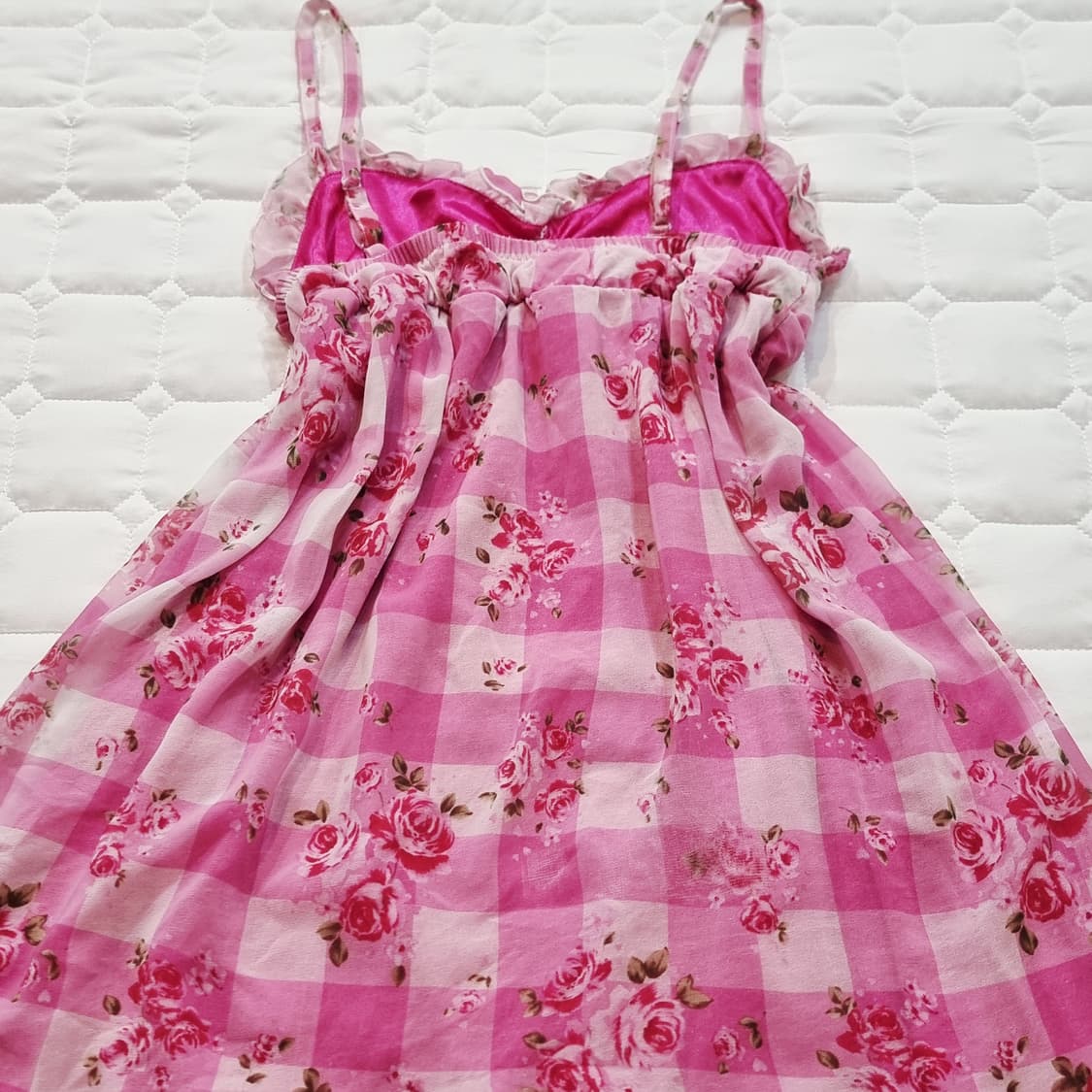 Sugar Gloss(슈가글로스) 마즈 로즈 체크원피스 상품이미지10