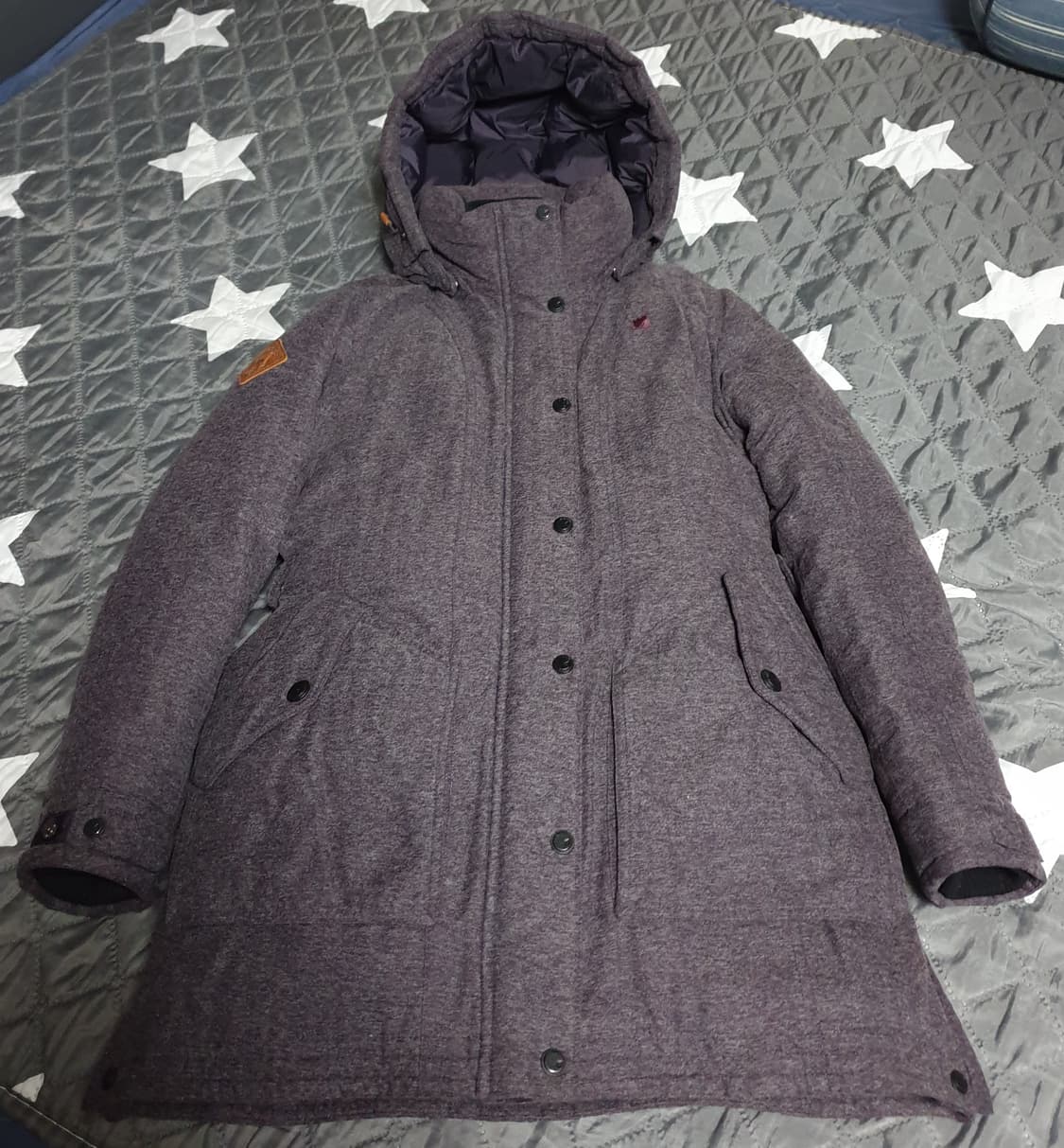 라푸마 슬림핏 구스다운 울 패딩 (S) 상품이미지1