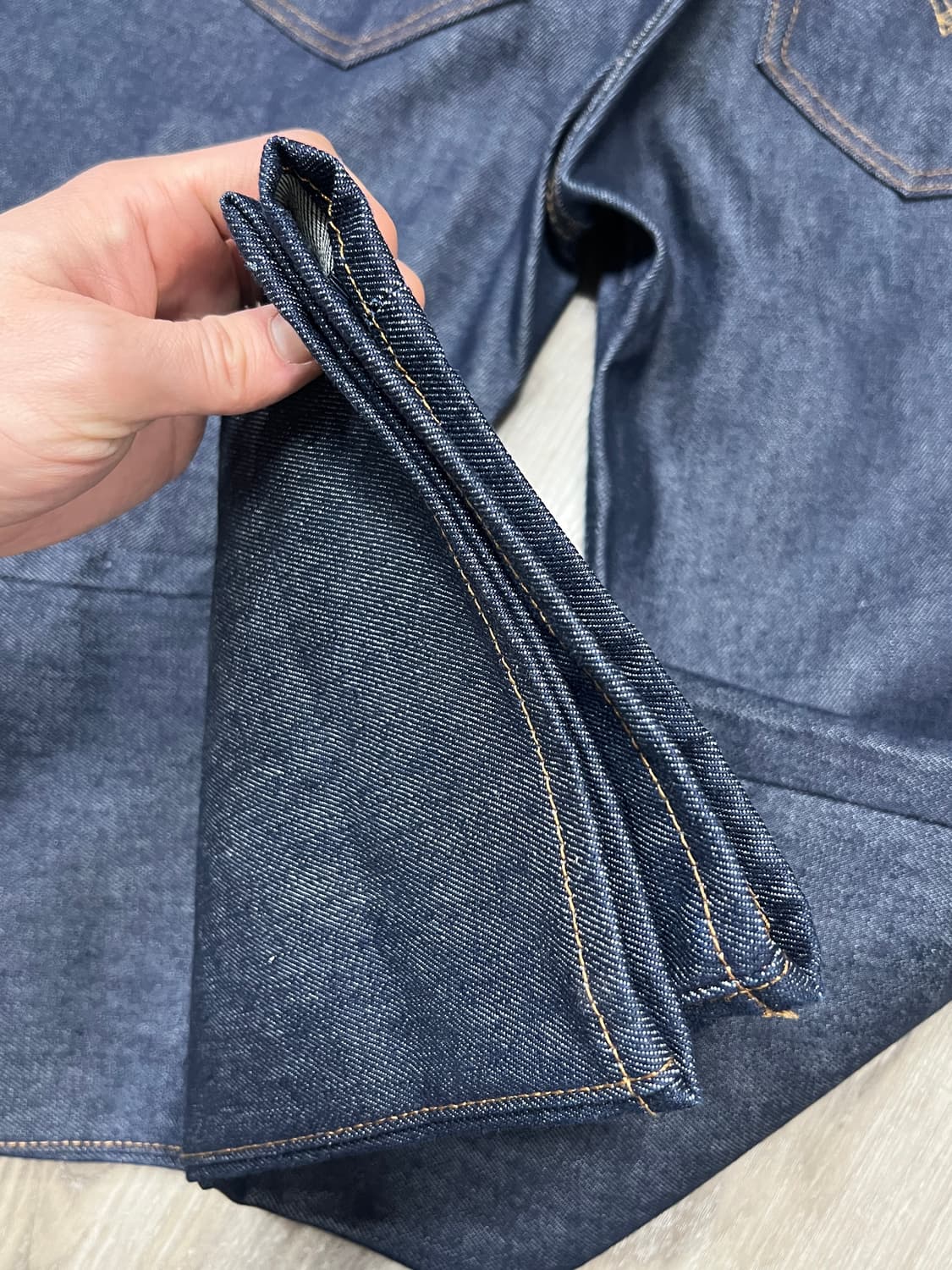 Levis 리바이스 501 버튼플라이 생지 인디고 데님 팬츠 상품이미지4