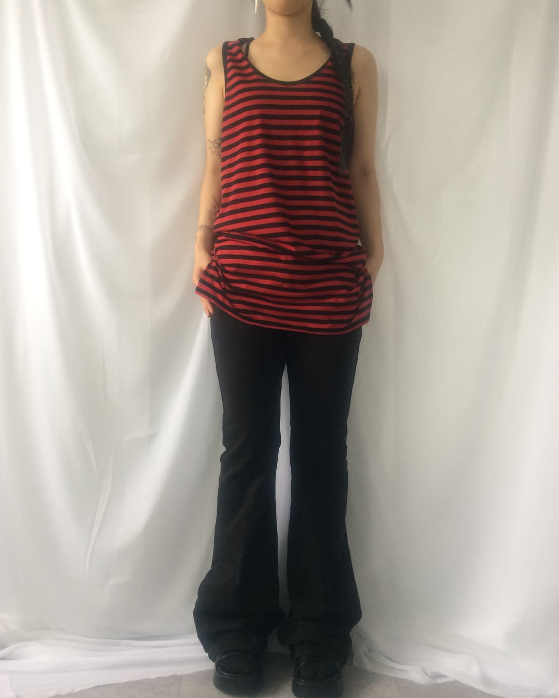 Stripe pattern sleeveless 상품이미지5