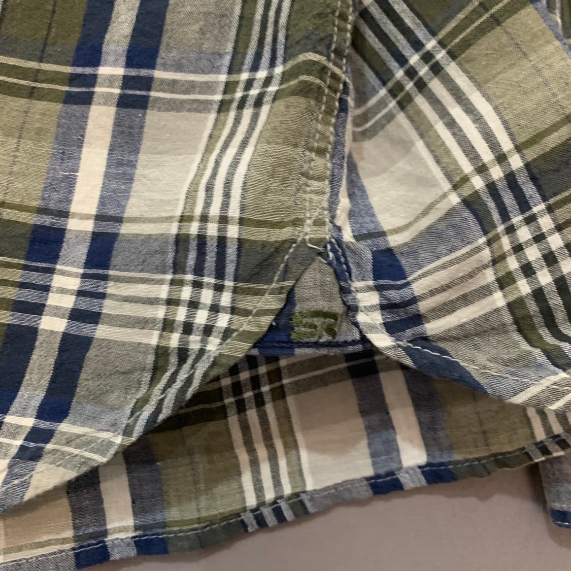 L 시리즈 컴포트 린넨 혼방 체크 셔츠 남방 상품이미지4