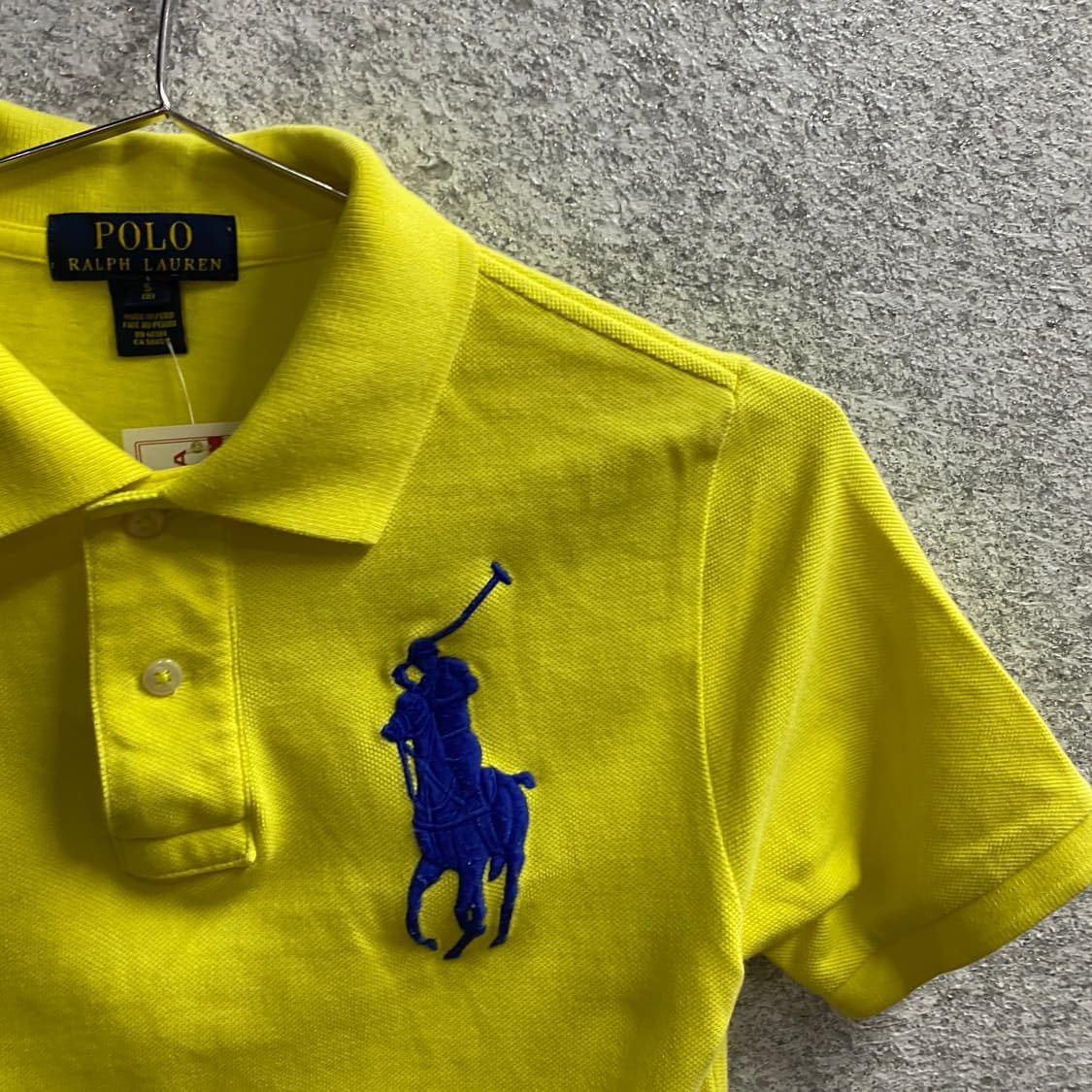 폴로랄프로렌 빅포니 옐로우 넘버3 카라넥티 B4611 상품이미지3