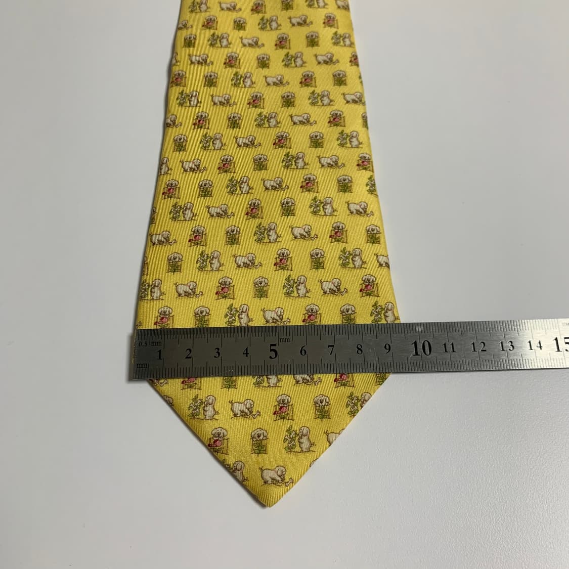 살바토레 페레가모 명품넥타이 이태리 100실크 최상급 도그패치 상품이미지10