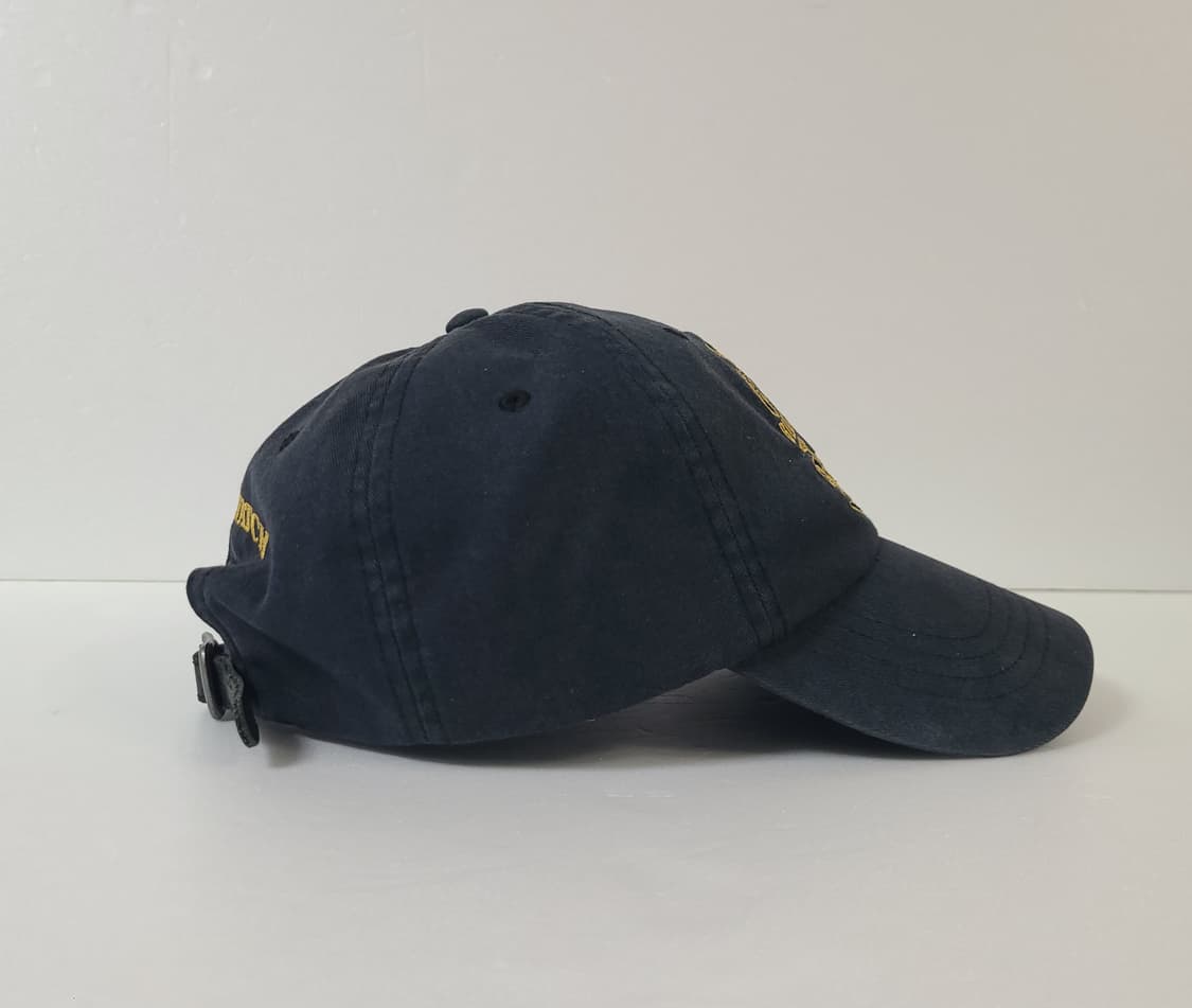 00s 빈티지 폴로 랄프로렌 블랙와치 가죽스트랩 볼캡 모자 상품이미지5