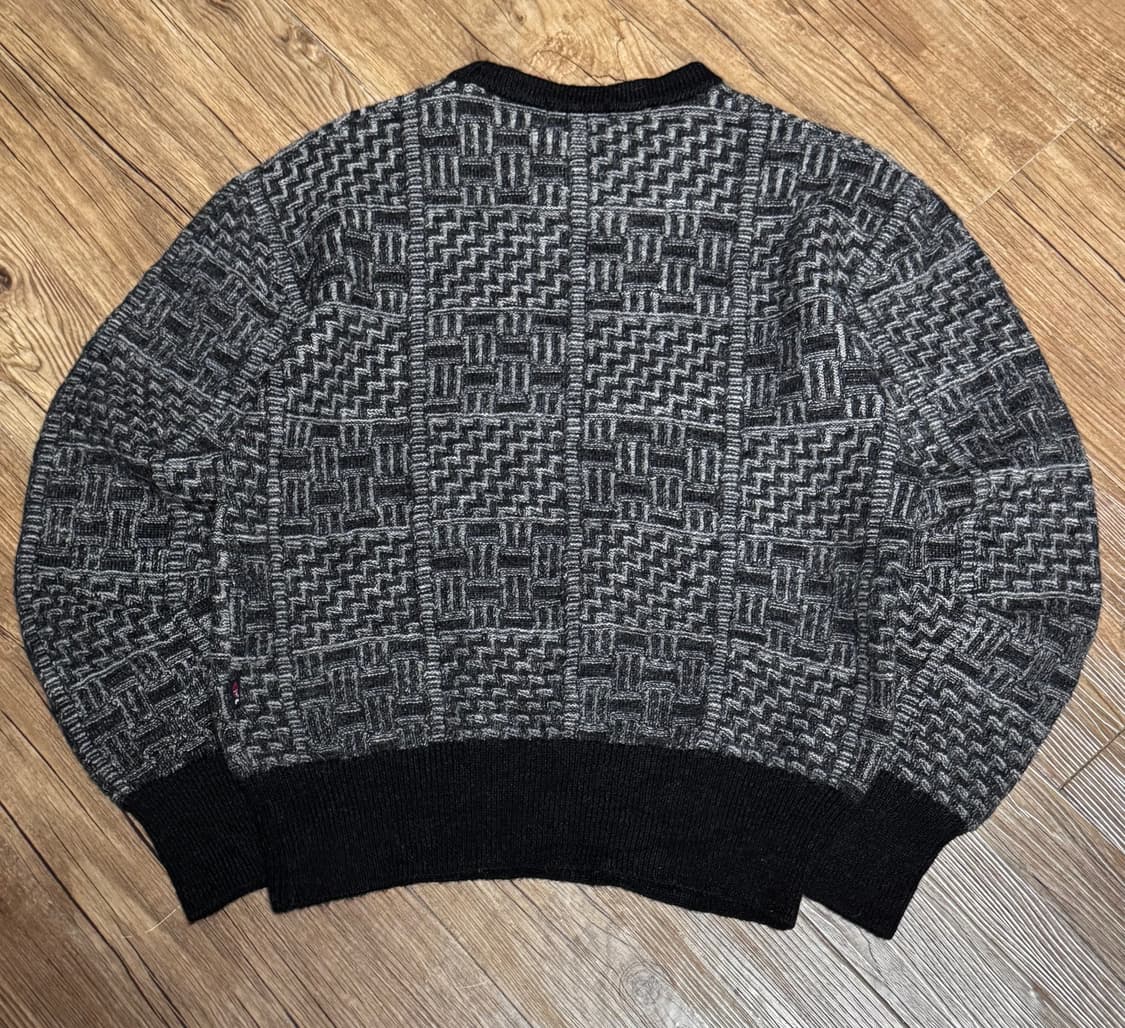 짐 패턴 브리티시 울 니트 스웨터 상품이미지3