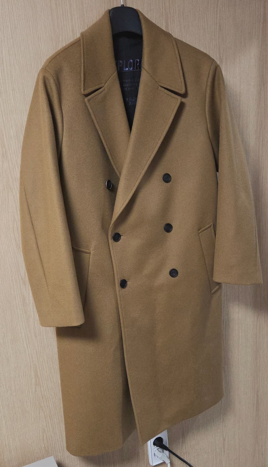 (착샷) 인사일런스 분트 더블 코트 캐시미어  상품이미지2