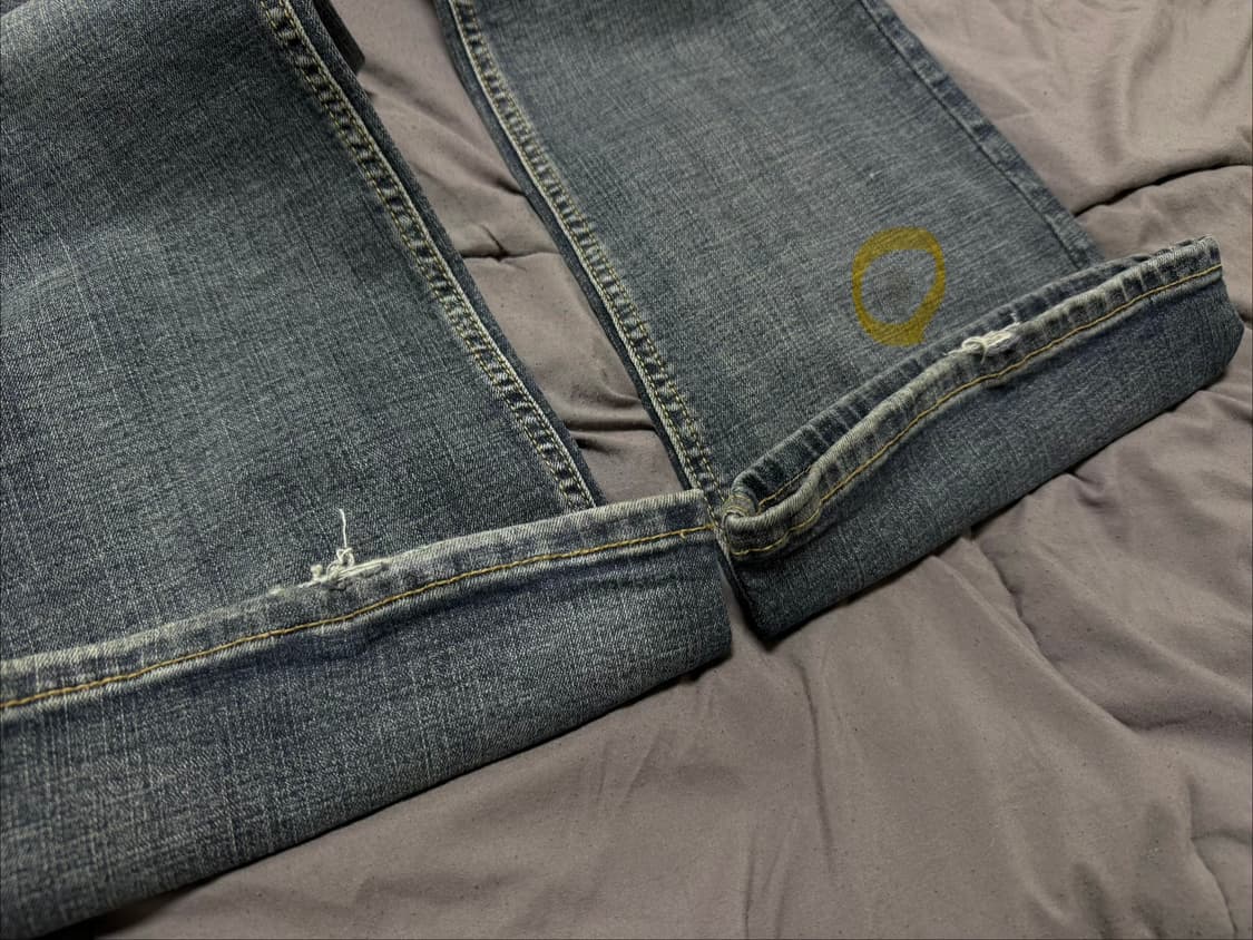 킴서울 314 BLUE VINTAGE 로우라이즈 부츠컷 M 사이즈 팝니다 상품이미지4