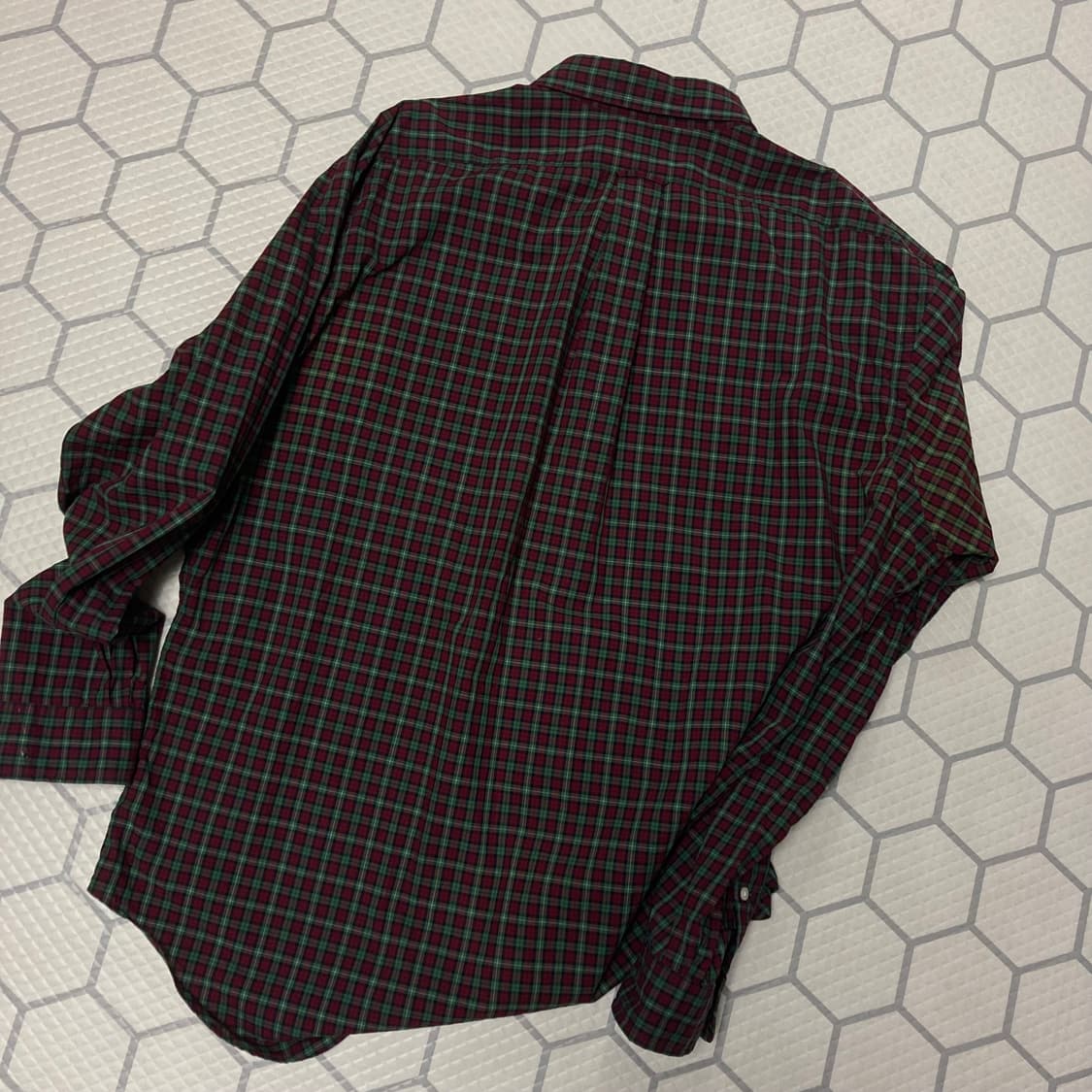 (XL) 폴로 체크 셔츠 뉴진스 해린 상품이미지10