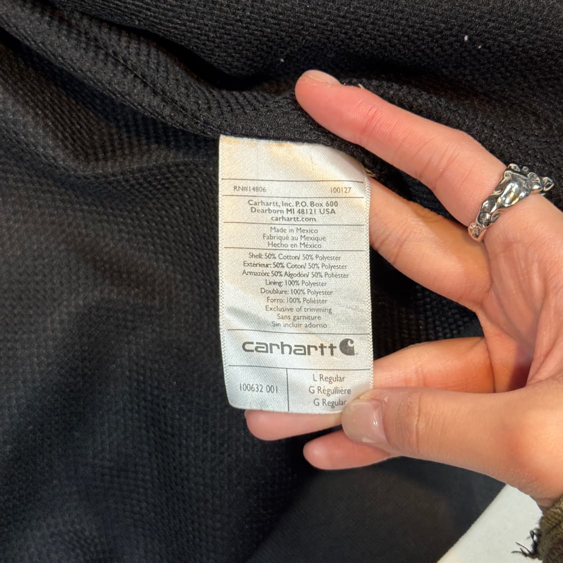 L) 칼하트 레인디펜더 워크웨어 써멀 후드집업 W13 상품이미지9