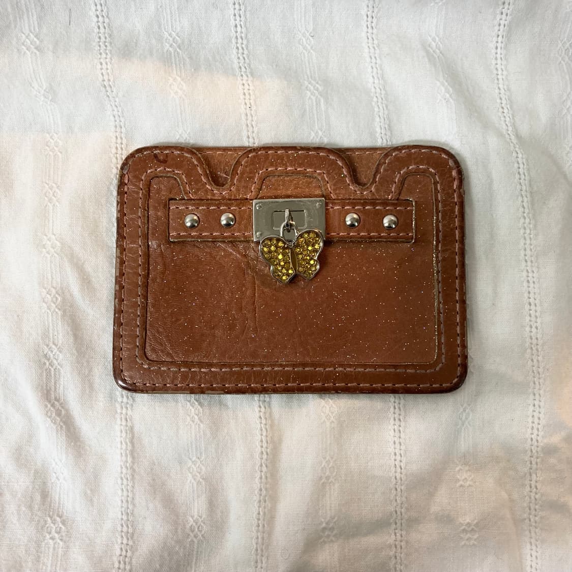 빈티지 엔틱 안나수이 브라운 카드지갑 상품이미지1