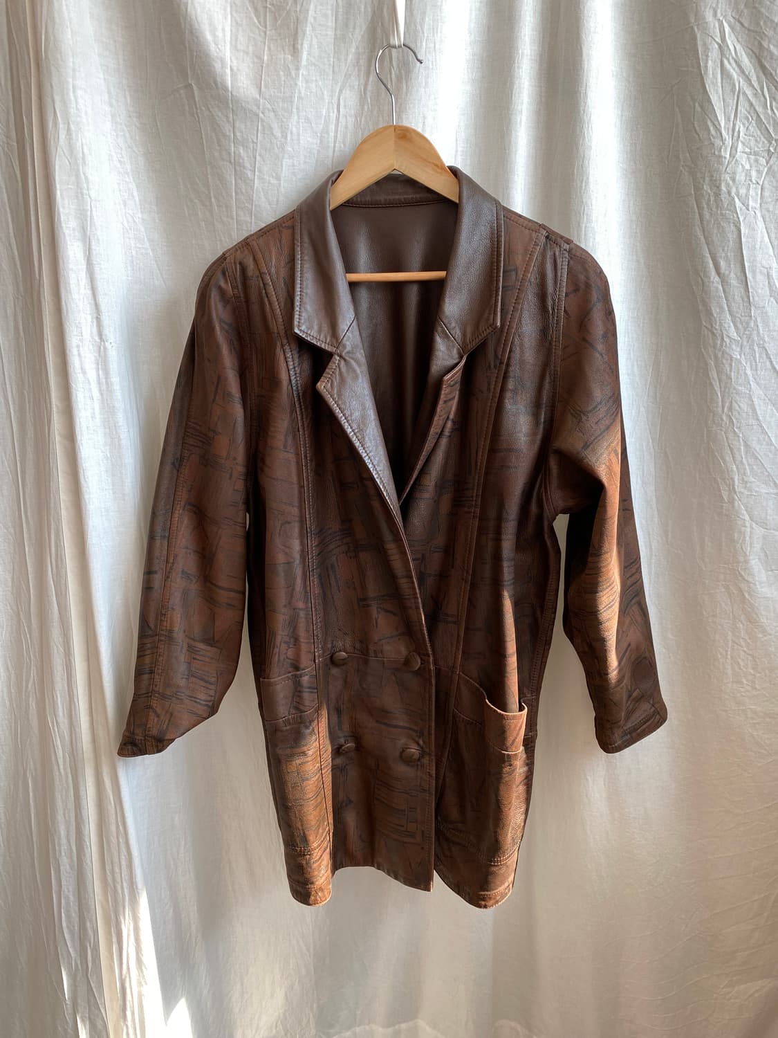 리얼레더 브라운 양면 카자켓(F) 상품이미지5