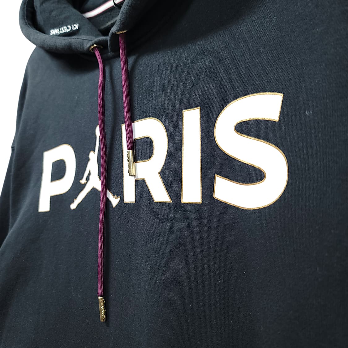 [XL] 조던 파리생제르맹 PSG 워터마크 기모 풀오버 후드티셔츠 상품이미지4