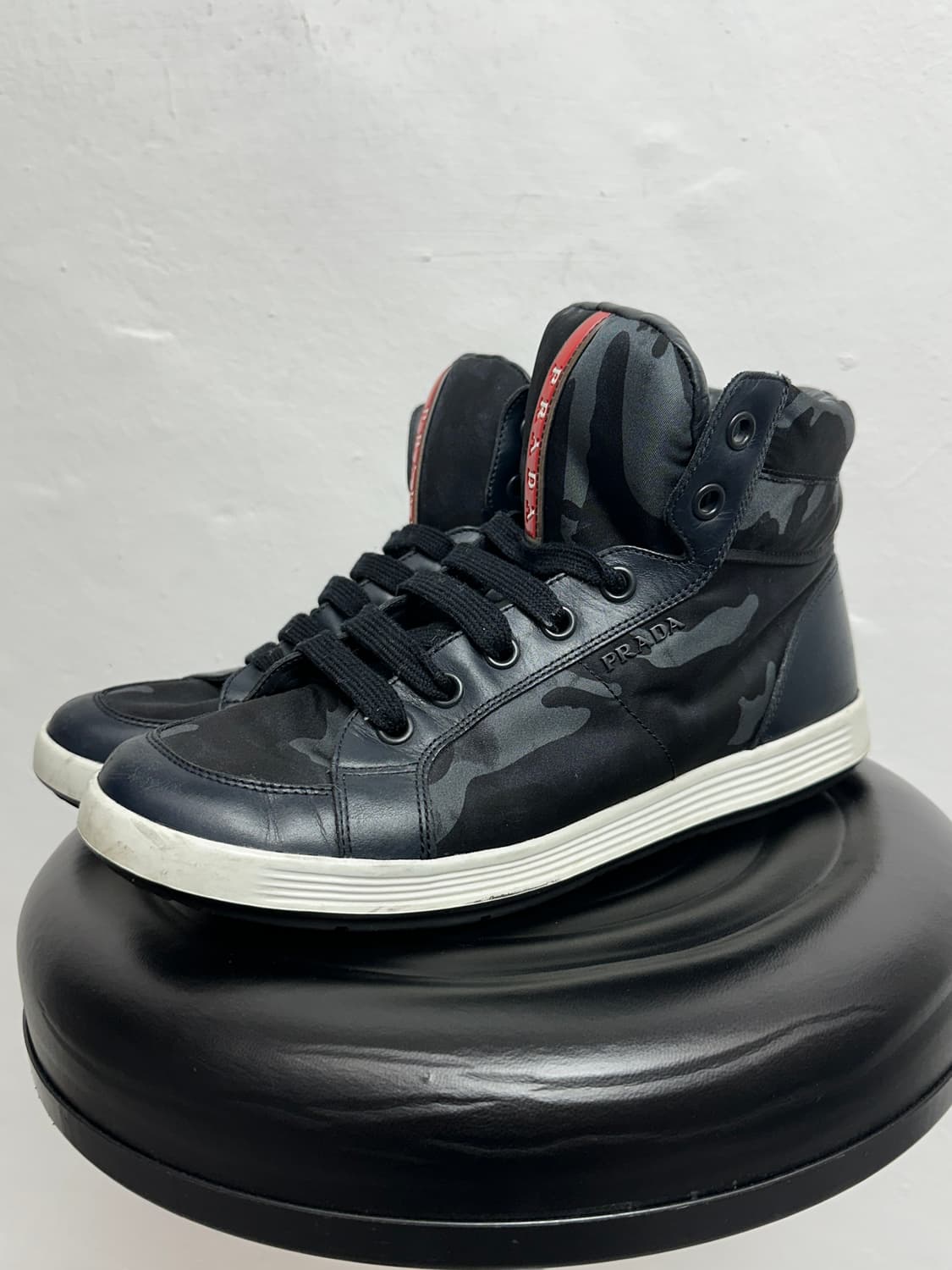 Prada Camouflage Nylon & Leather High-To 상품이미지6
