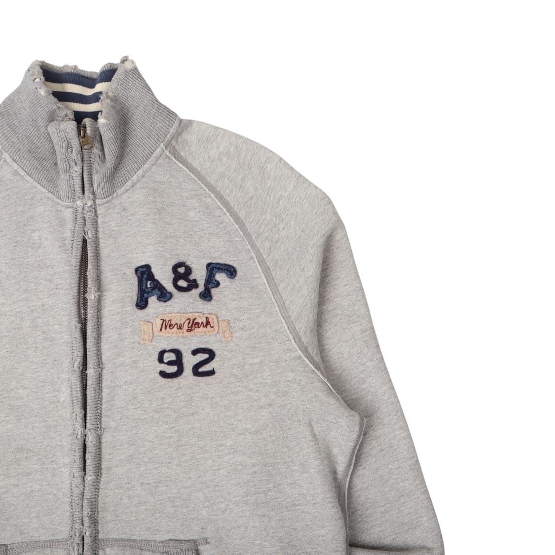 아베크롬비 그레이 헤비 스웻 집업 자켓 상품이미지3