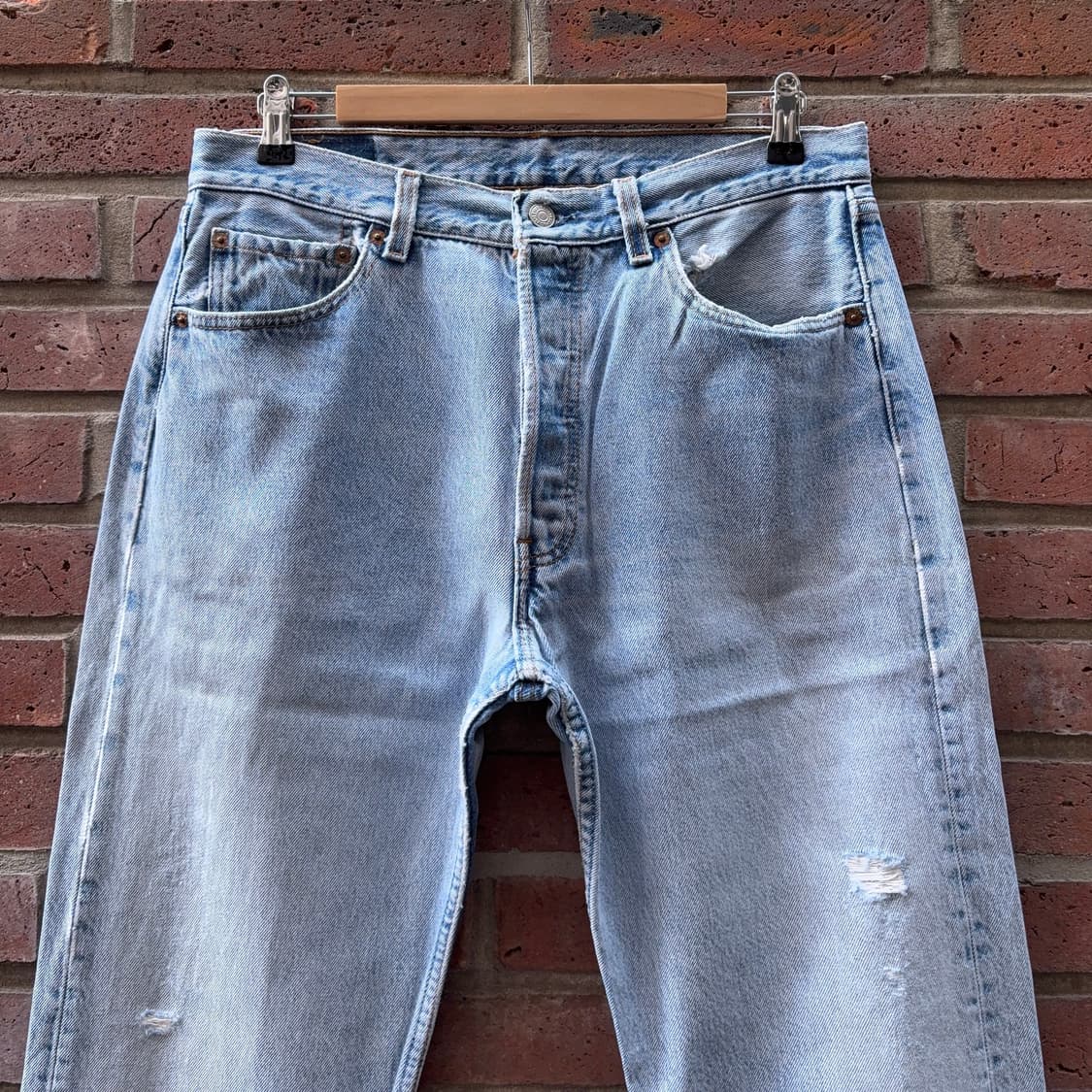 90s USA 리바이스 Levi’s 501 페이디드 데님 팬츠 상품이미지2