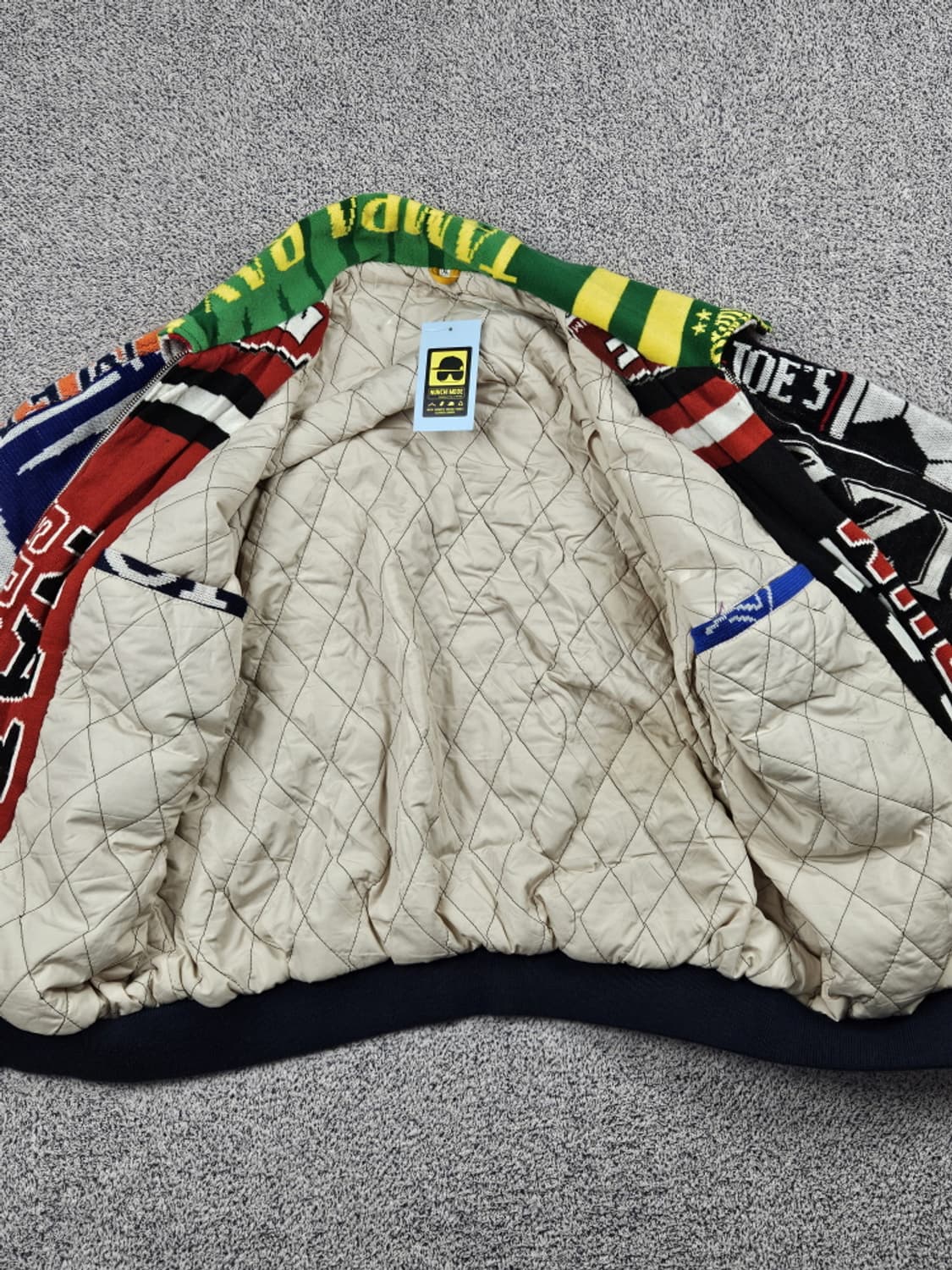 리메이크 풋볼 머플러 니트집업 자켓 ( XL ) / 9969 상품이미지9