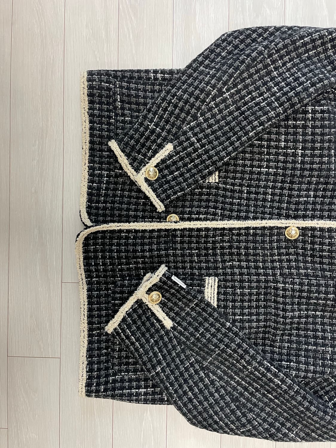 세터 몰턴 투톤 트위드 자켓 (클래식 블랙) 상품이미지4