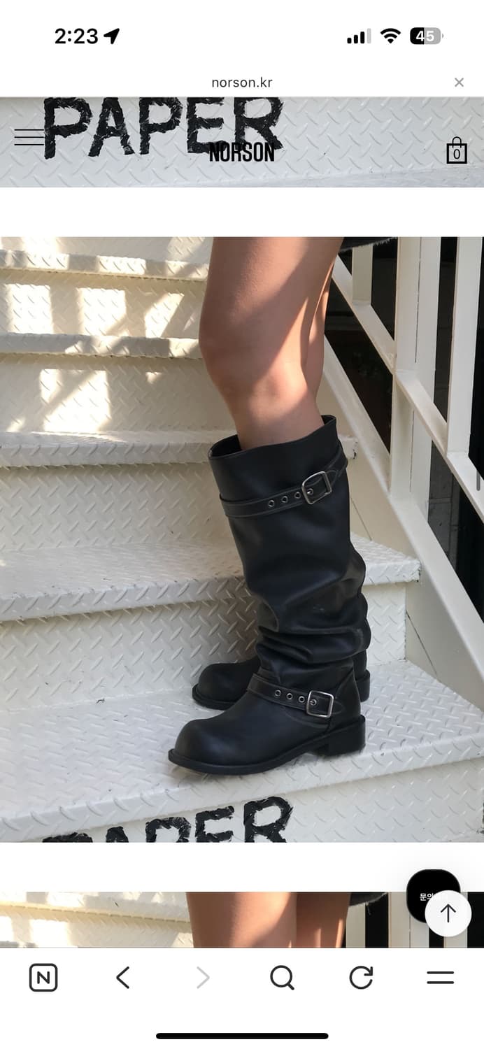 노어슨 슬라우치 버클 부츠 상품이미지1