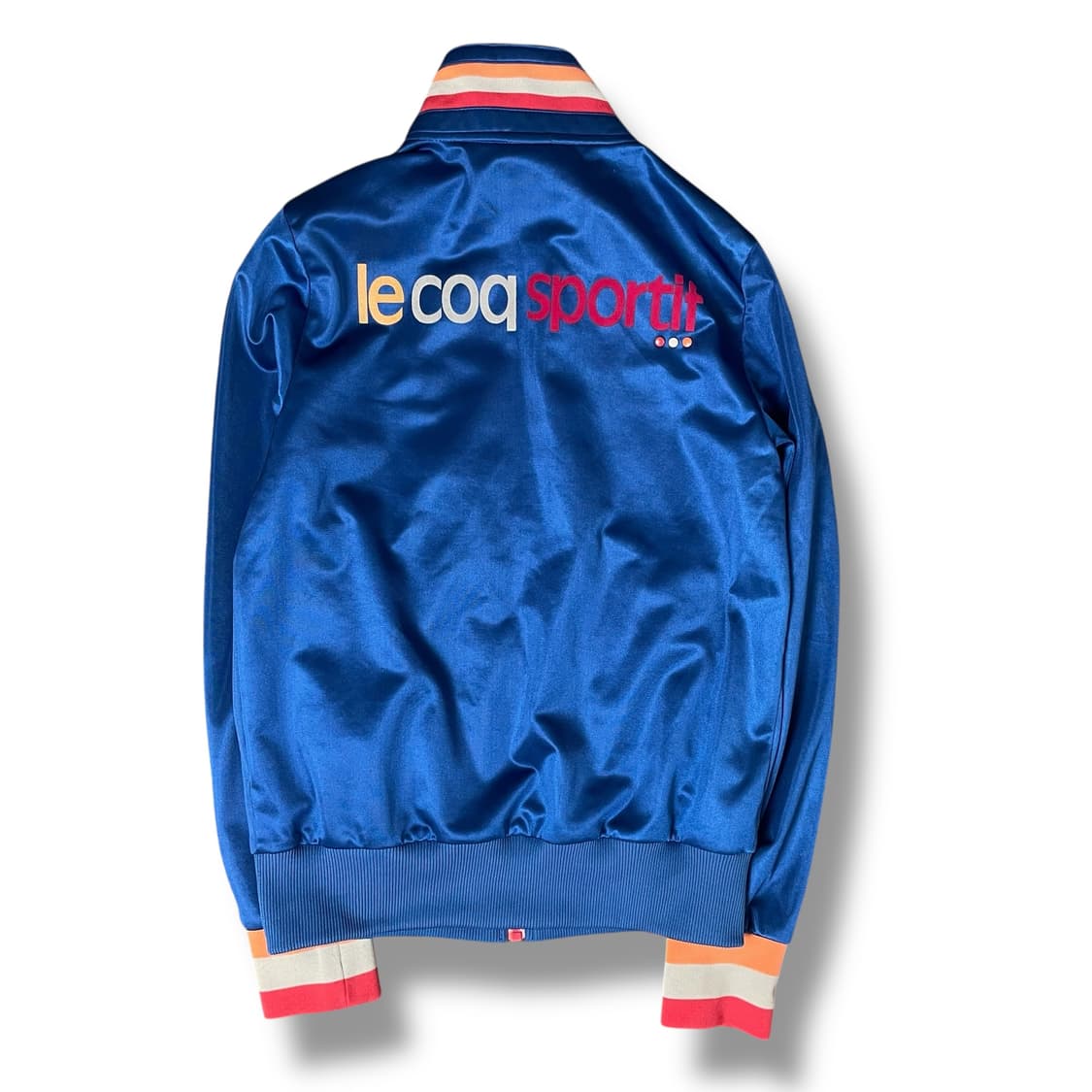 르꼬끄 배색 패치로고 블루 트랙탑 상품이미지2