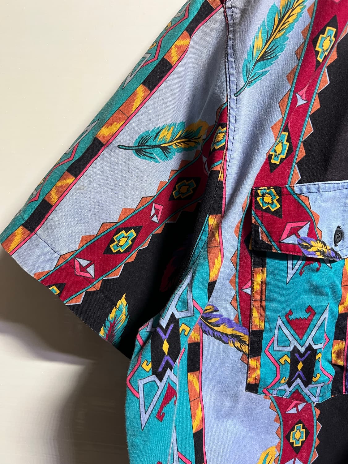 랭글러 Wrangler 웨스턴 반팔 셔츠 상품이미지3